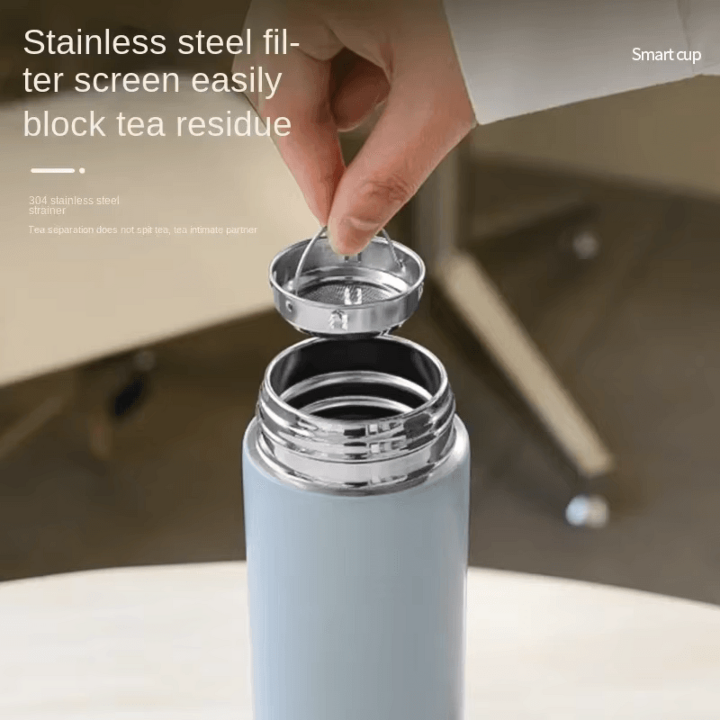 2025 Smart Stainless Steel Vacuum Thermos Cup