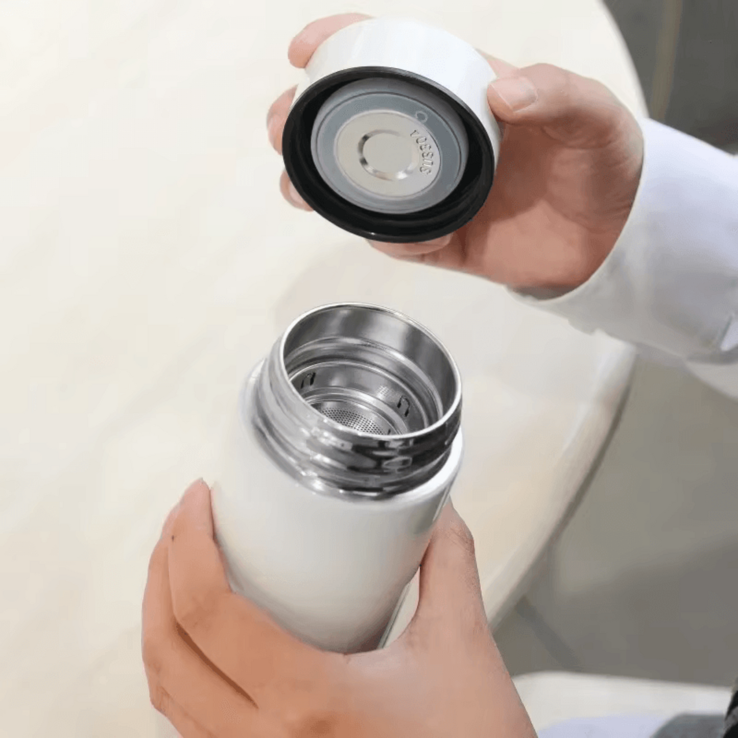 2025 Smart Stainless Steel Vacuum Thermos Cup