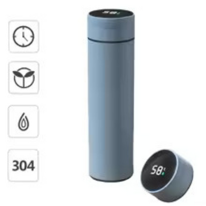 2025 Smart Stainless Steel Vacuum Thermos Cup