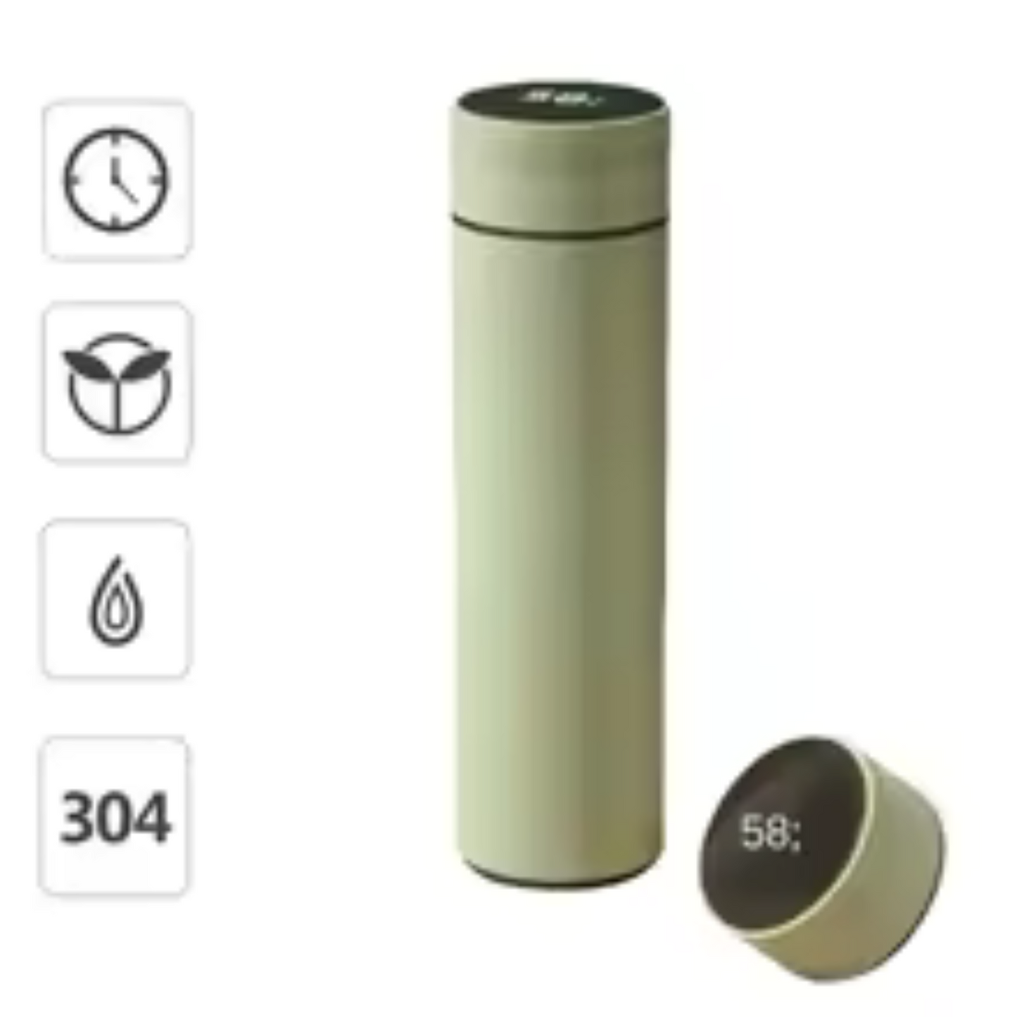 2025 Smart Stainless Steel Vacuum Thermos Cup